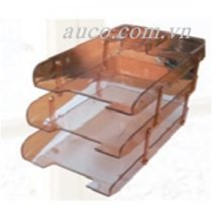 Khay mica 3 tầng cố định